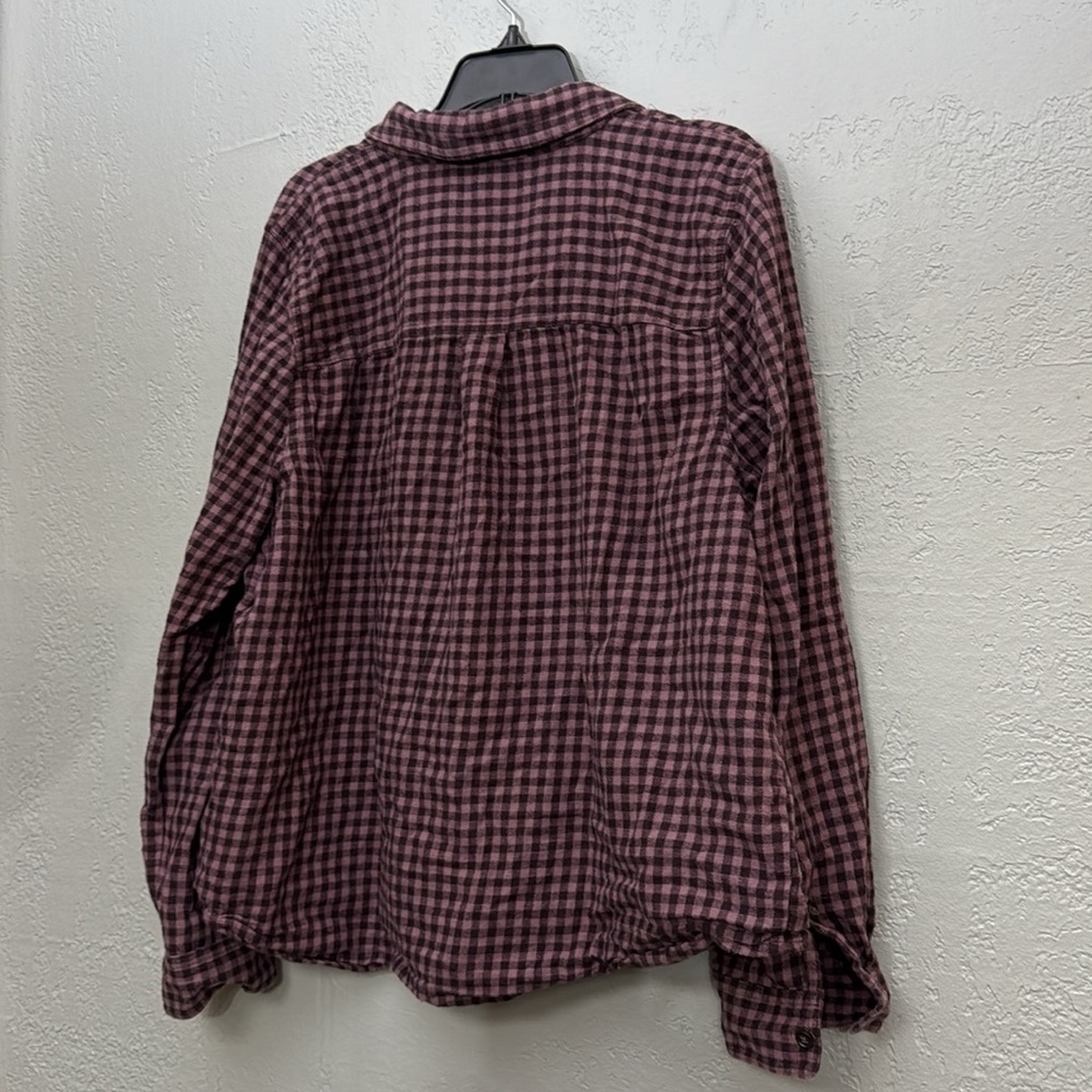 MADEWELL Shrunken Button-Up Shirt in Gingham size XL - Picture 9 of 10